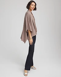 Embellished Shawl Collar Ruana