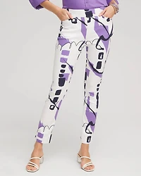 Brigitte Abstract Ankle Pants