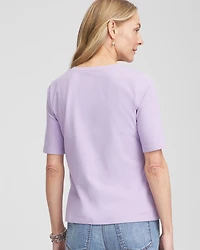 Elbow-Sleeve Perfect Tee