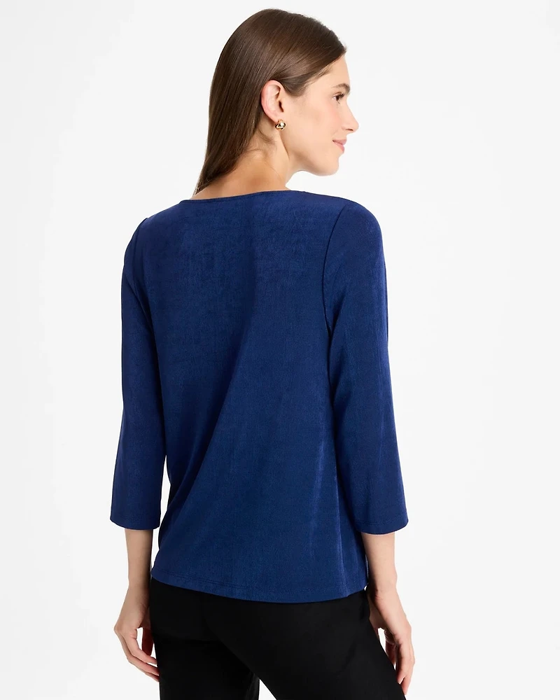 Travelers™ Embellished V-Neck Top