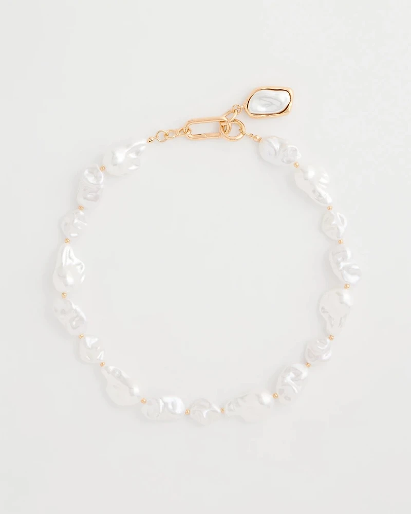 Siren Faux Pearl Y-Necklace