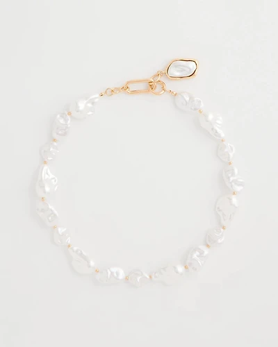 Siren Faux Pearl Y-Necklace