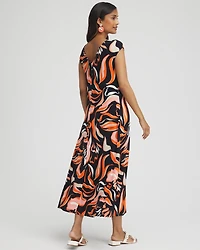 Travelers™ Floral V-Back Maxi Dress