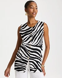 Zebra Refined Crewneck Sweater Vest