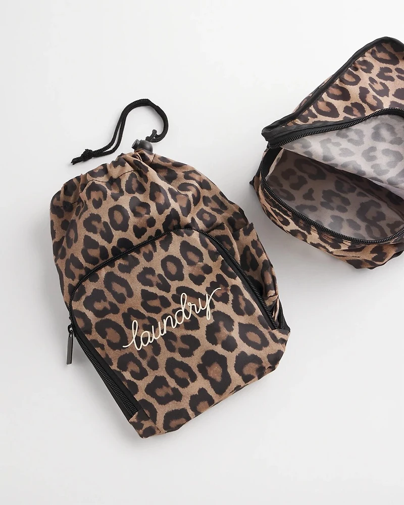 Leopard Print Packing Cubes Set