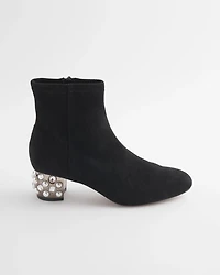 Danika Embellished Vegan Suede Boots
