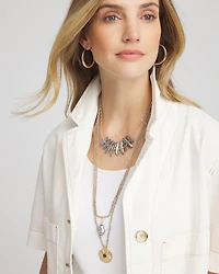 Convertible Abalone Pendant Necklace