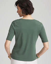 Elbow-Sleeve Perfect Tee