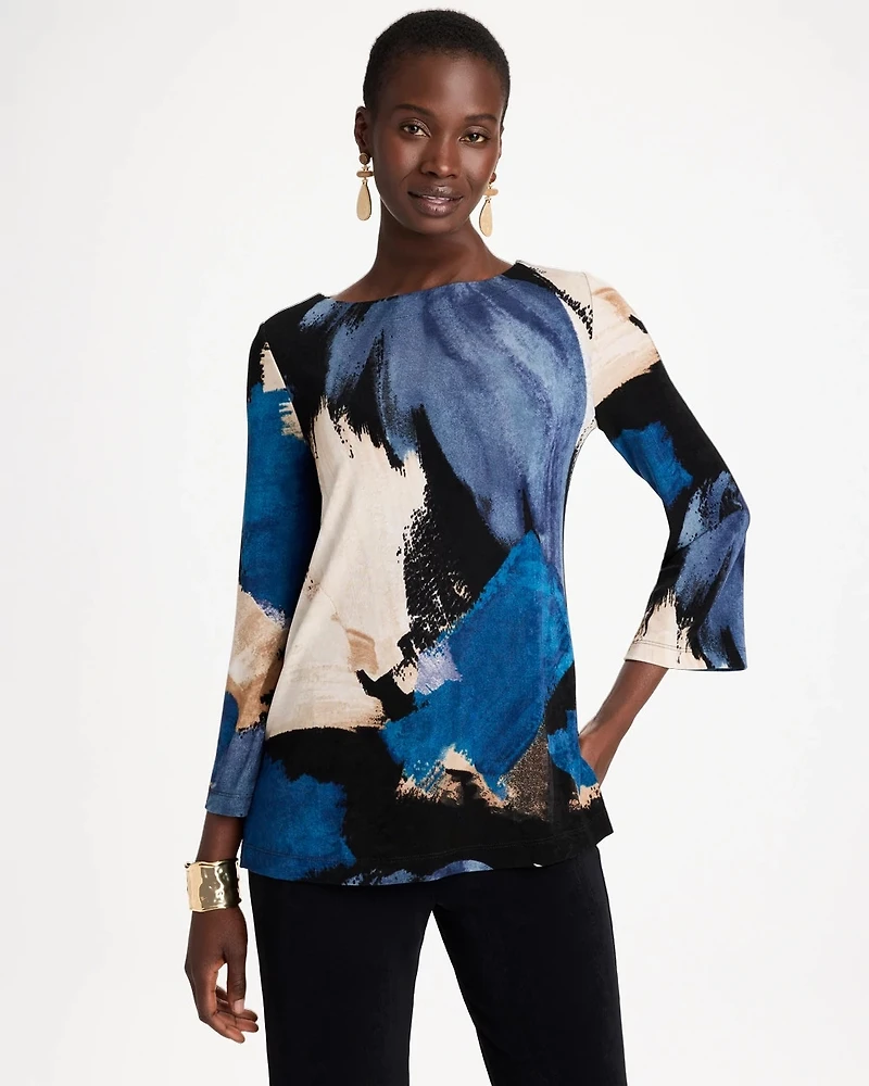 Travelers™ Brushed Colorblock Tunic
