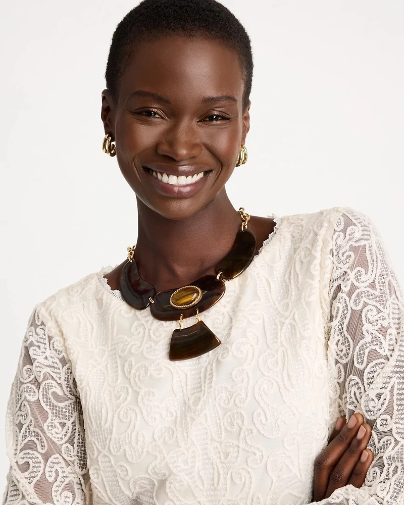 Chico's Originals Statement Bib Necklace
