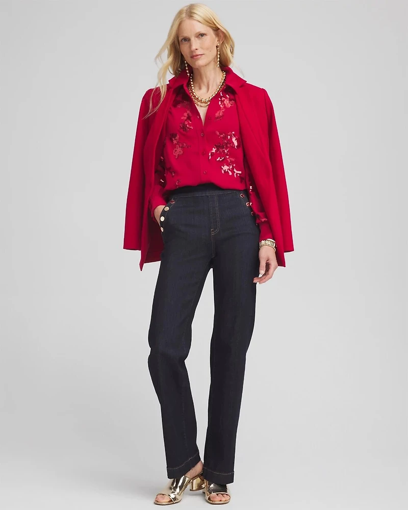 Sequin Embellished Shirt