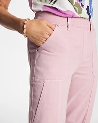 Utility Wide Pull-On Crop Jeans