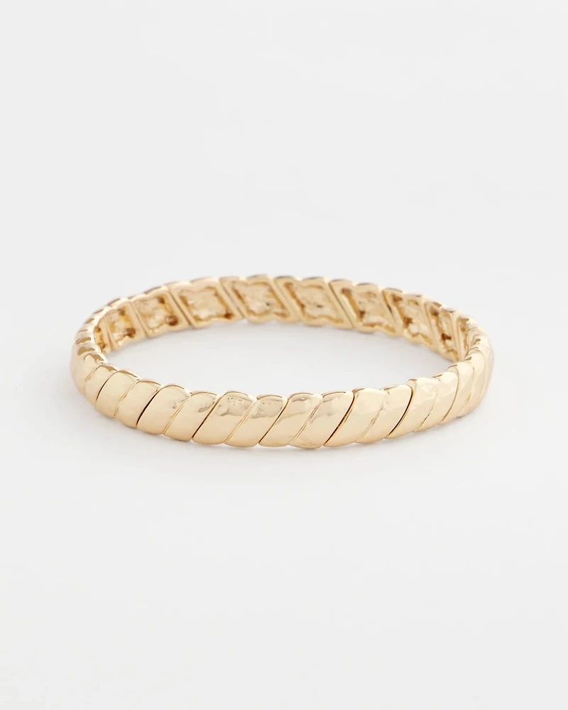 Thin Twist Stretch Bracelet