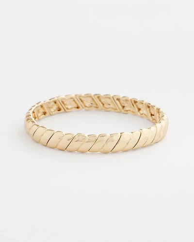 Thin Twist Stretch Bracelet
