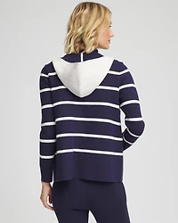 Zenergy® Luxe Reversible Stripe Cardigan