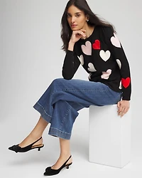 V-Day Multi-Heart Pullover