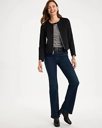 Faux Suede Moto Jacket