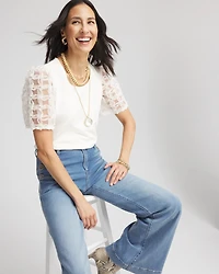 Chiffon Applique Tee