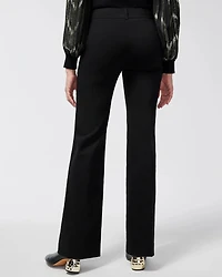Trapunto Wide Leg Pants