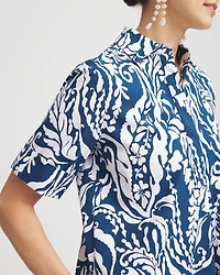 Poplin Popover Shirtdress