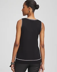 Shimmer Beaded Sweater Tank