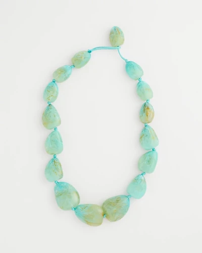 Ocean Resin Beaded Necklace