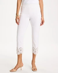 Brigitte™ Slim Scalloped Ankle Pants