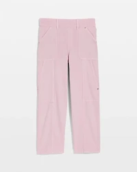Utility Wide Pull-On Crop Jeans