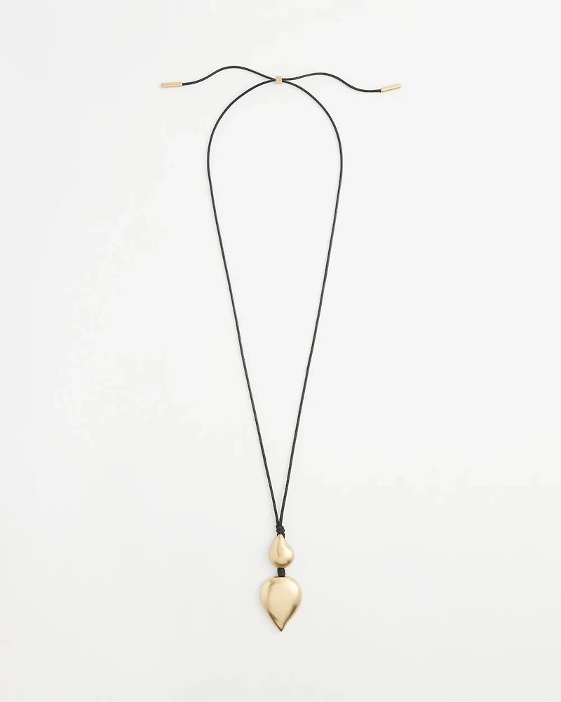 Ash Gold Teardrop Pendant