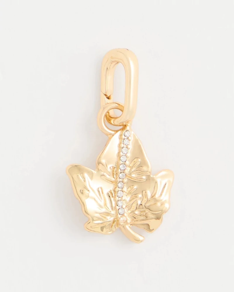 Gold Leaf Charm