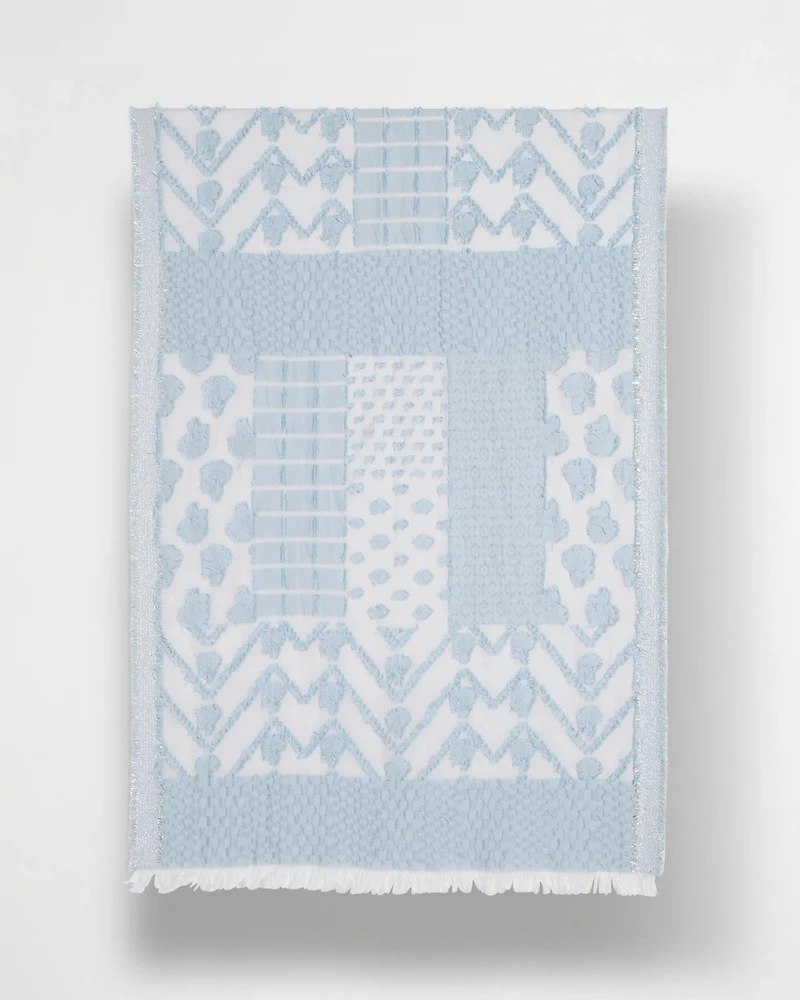 Jacquard Burnout Oblong Scarf