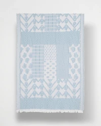 Jacquard Burnout Oblong Scarf