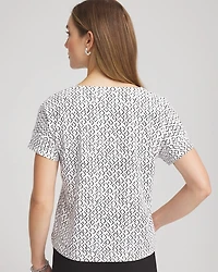 Zenergy® UPF Geo-Print Dolman Top