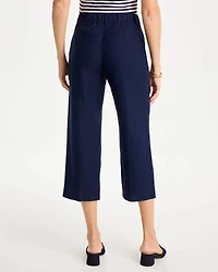 Linen Fly Front Pants
