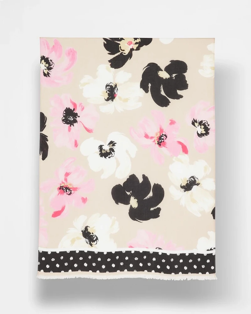 Blossom Burst Oblong Scarf