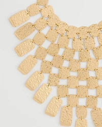 Chico's Originals Hammered Bib Necklace