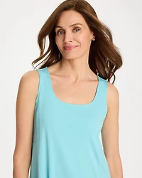 Ponte Seamed Maxi Dress