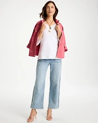 Pima Cotton 3/4 Sleeve Tee