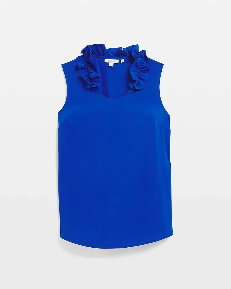 Zenergy® Ruffle Neck Tank