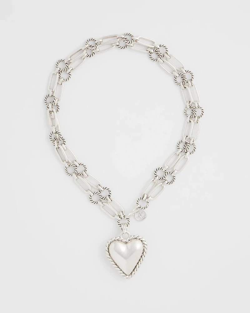 Heart Twice As Nice Pendant Necklace