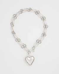 Heart Twice As Nice Pendant Necklace
