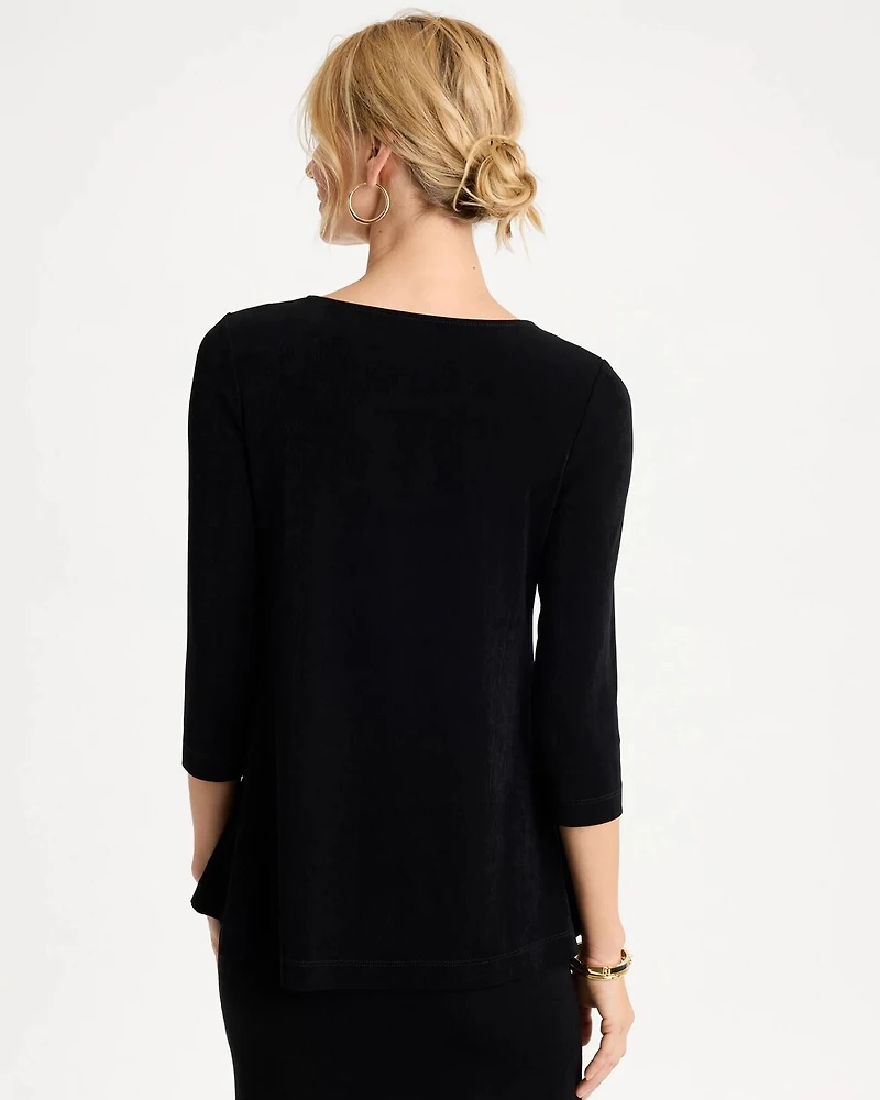 Travelers™ 3/4 Flutter Sleeve Pullover