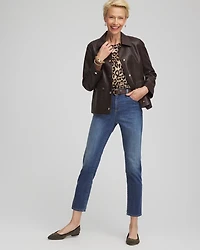 Girlfriend Slim Cropped Jeans