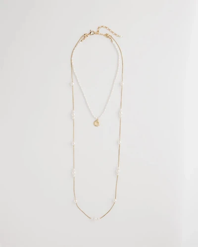 Convertible Faux Pearl Necklace