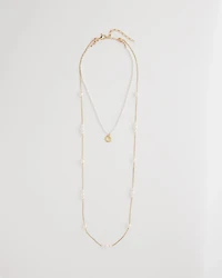 Convertible Faux Pearl Necklace