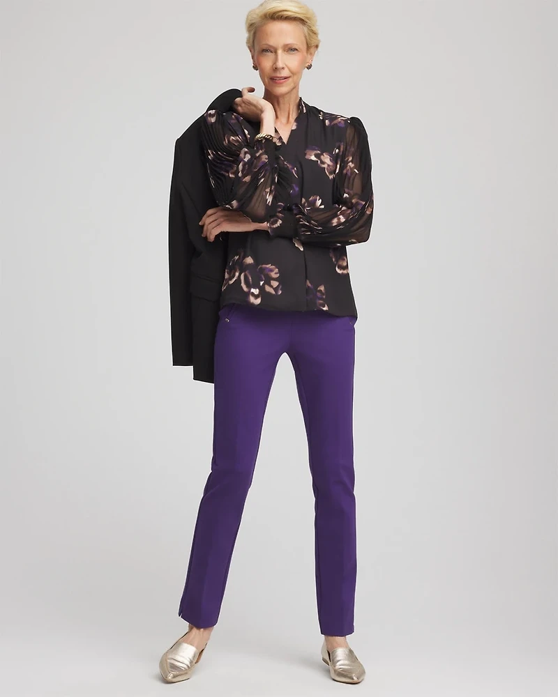 Fjord Flora Opaque Crepe Blouse