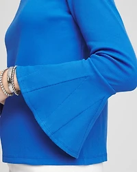 Peplum Flare Sleeved Top