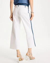 Girlfriend Straight Colorblock Jeans