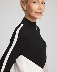 Zenergy® Luxe Colorblock Half-Zip Pullover