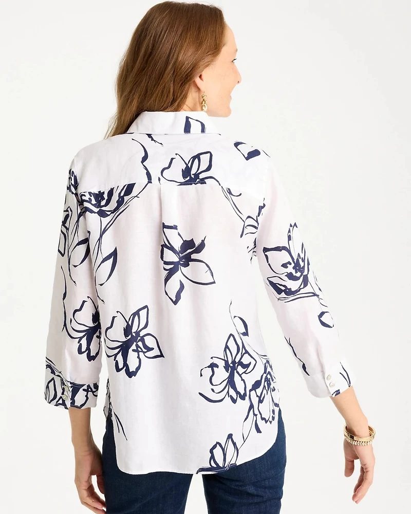 No Iron™ Linen Amalfi Shirt